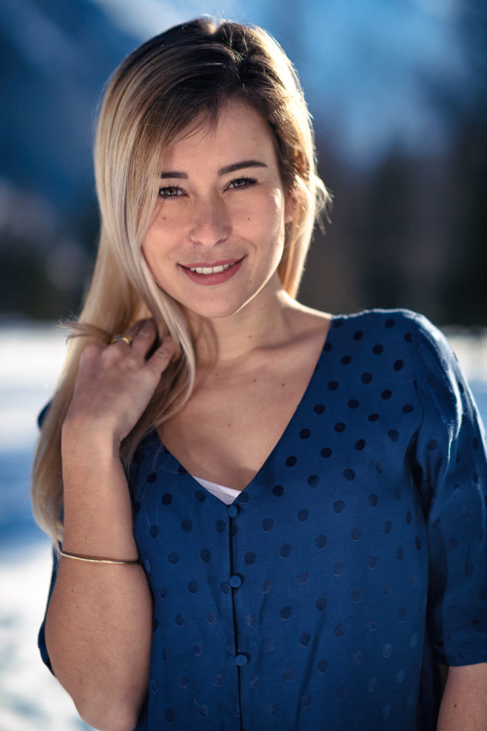 Photoshoot with Marilou Roubaud in Chamonix