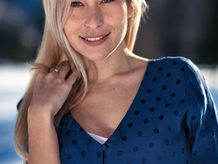 Photoshoot with Marilou Roubaud in Chamonix