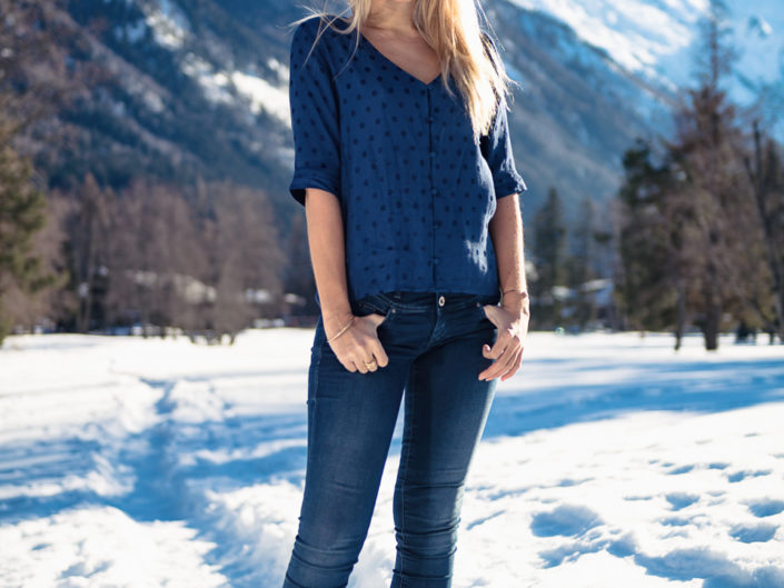 Photoshoot with Marilou Roubaud in Chamonix