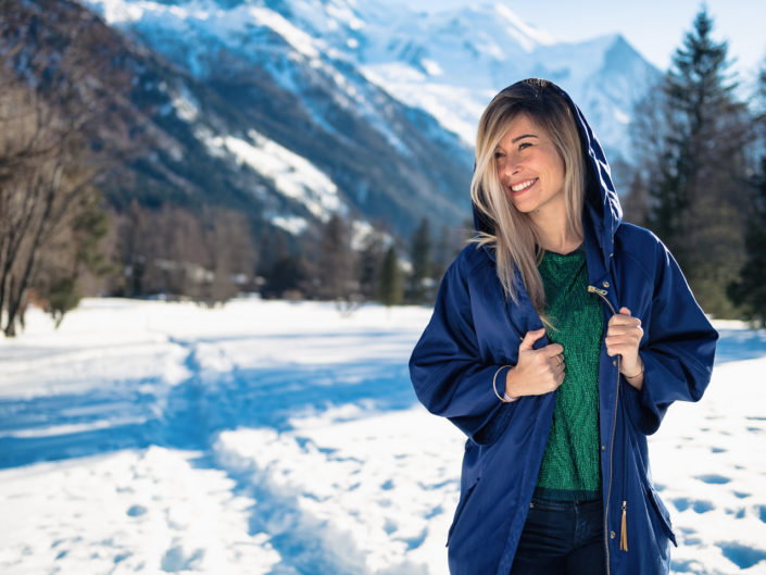 Photoshoot with Marilou Roubaud in Chamonix