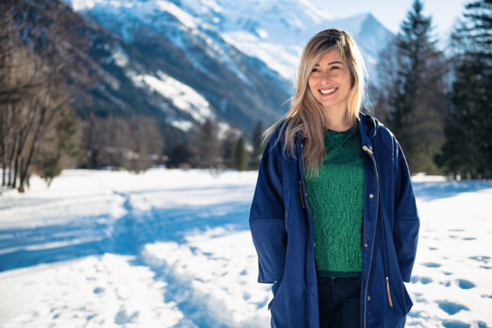 Photoshoot with Marilou Roubaud in Chamonix