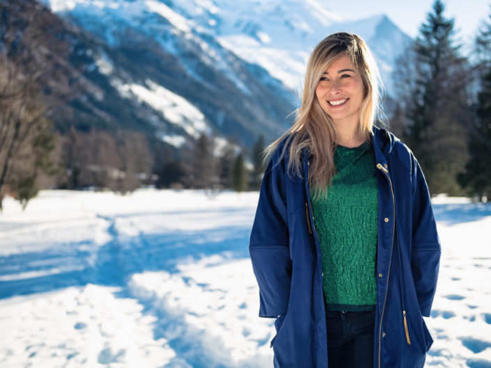 Photoshoot with Marilou Roubaud in Chamonix