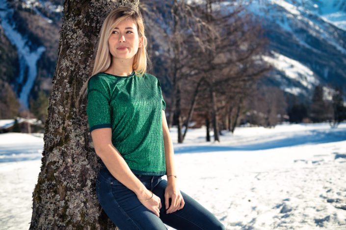 Photoshoot with Marilou Roubaud in Chamonix