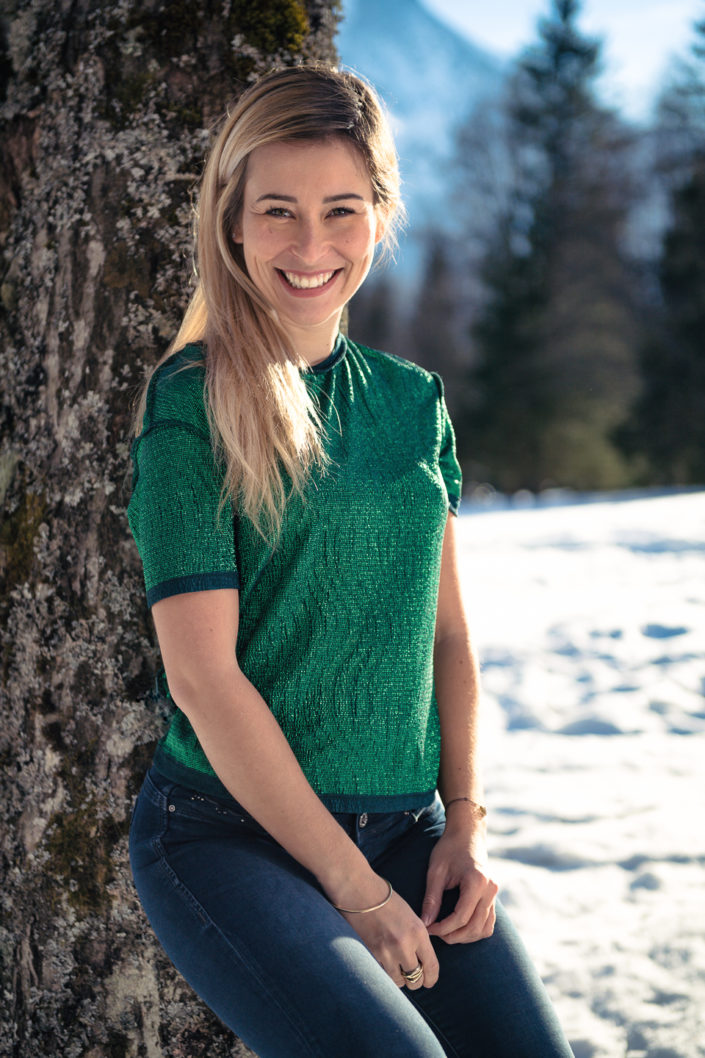 Photoshoot with Marilou Roubaud in Chamonix