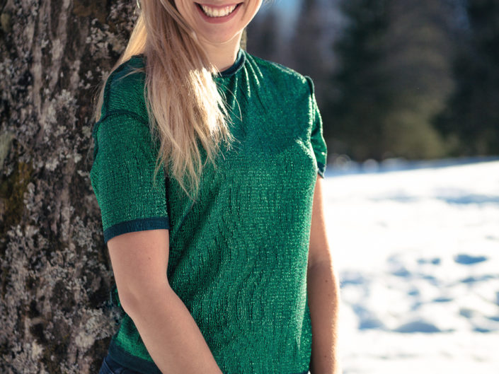 Photoshoot with Marilou Roubaud in Chamonix