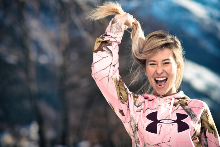 Photoshoot with Marilou Roubaud in Chamonix