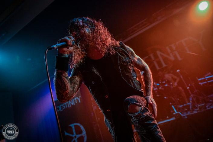 Destinity sur la scène du Lions Metal Festival 2019 à Montagny