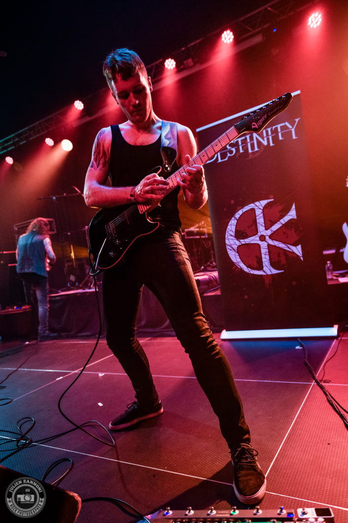 Destinity sur la scène du Lions Metal Festival 2019 à Montagny