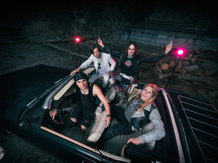Portraits BlackRain avec Franky Costanza
